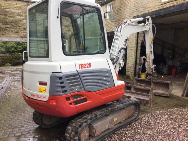 2014 Takeuchi TB228 Mini Excavator
