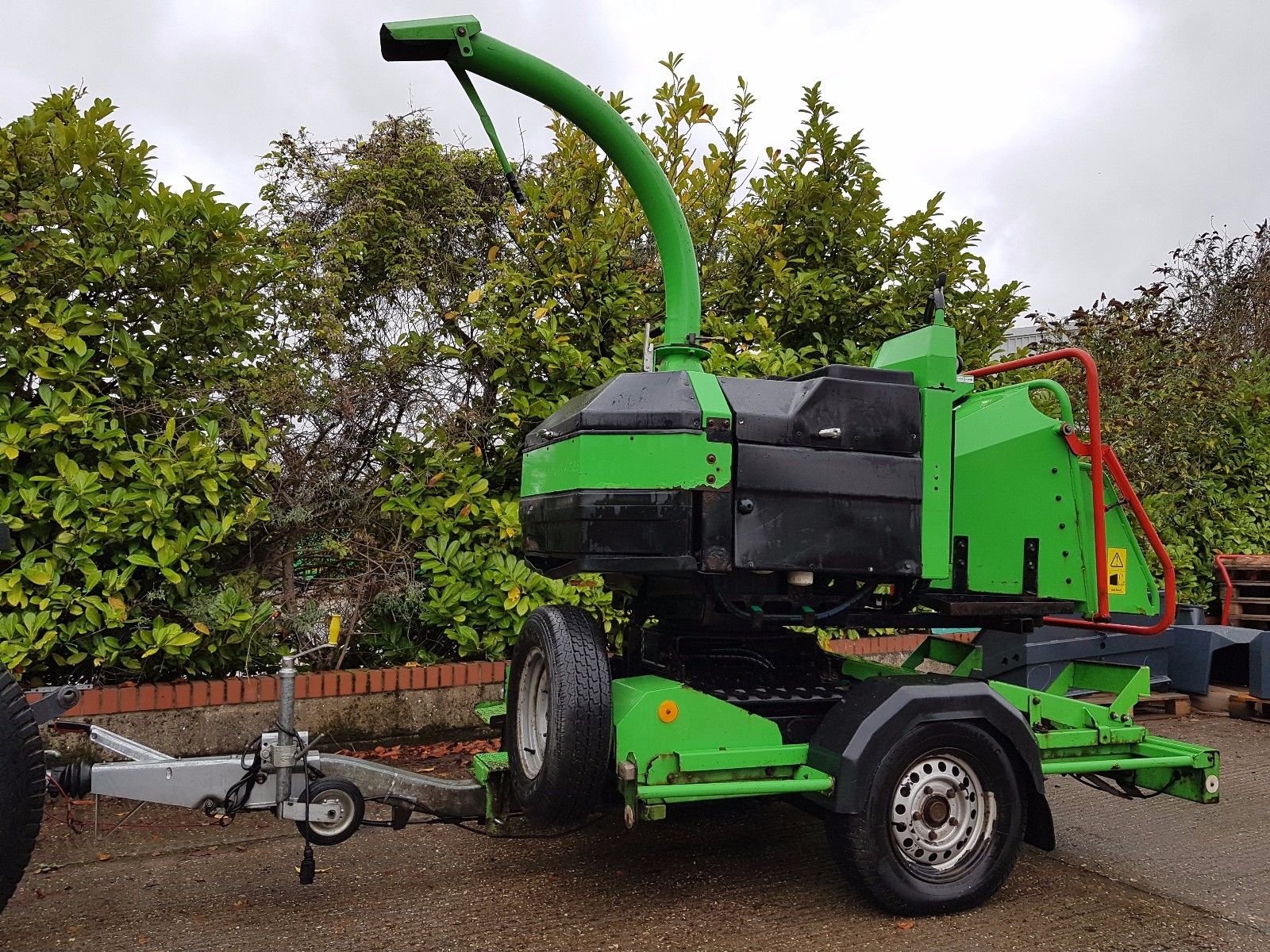 GreenMech QuadTrak Wood Chipper with Trailer