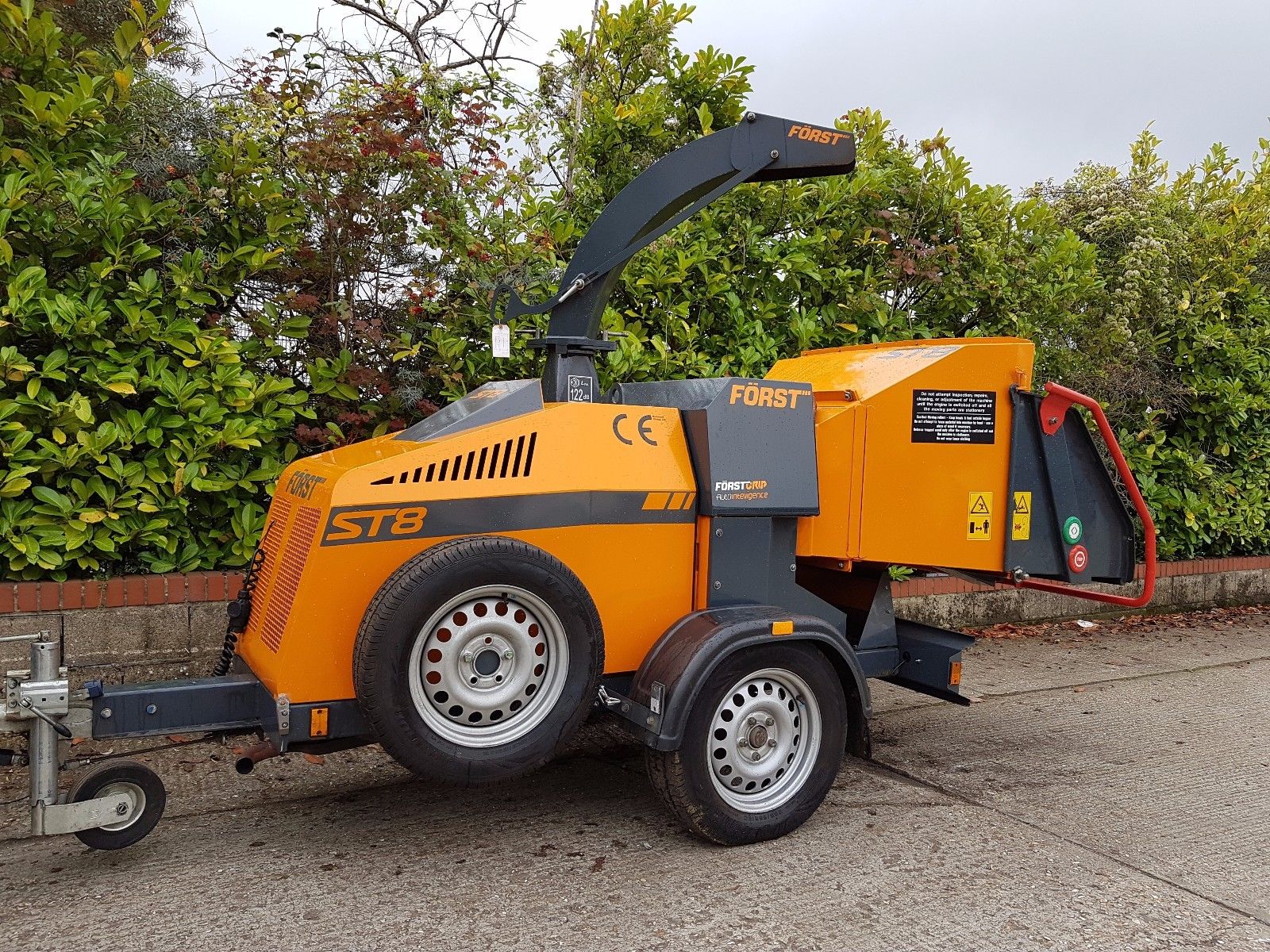 Forst ST8 Wheeled Wood Chipper