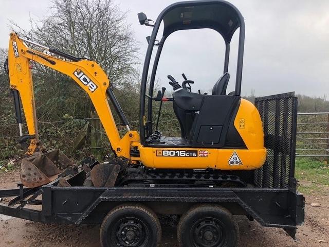2017 JCB 8016 CTS Mini Excavator